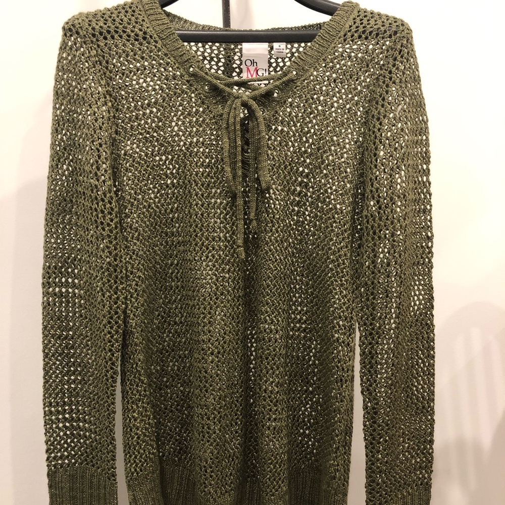 Green sweater